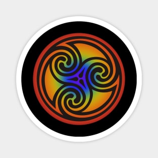 Celtic Triple Spiral Magnet